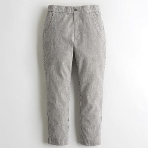 High Waist Crop Tapered Pants